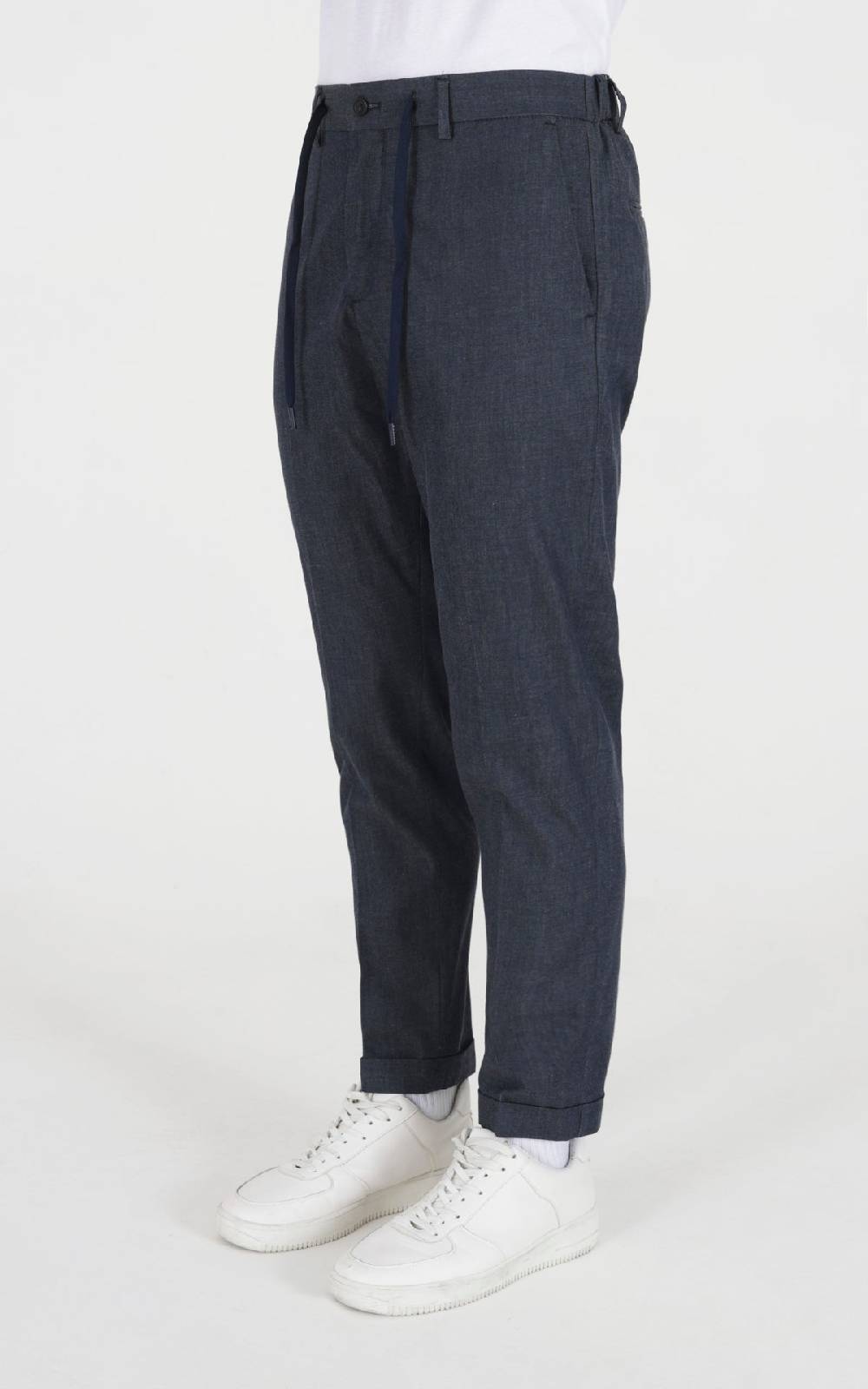 Outfit Italy Pantalaccio in chambray Consegna Veloce