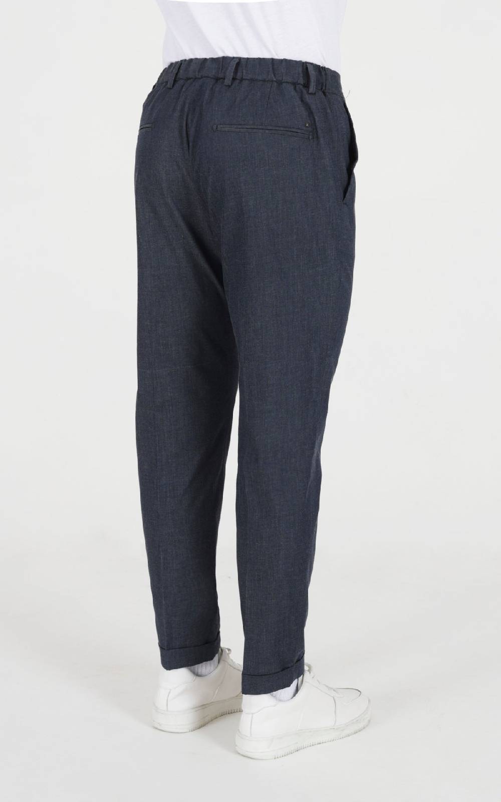 Outfit Italy Pantalaccio in chambray Consegna Veloce