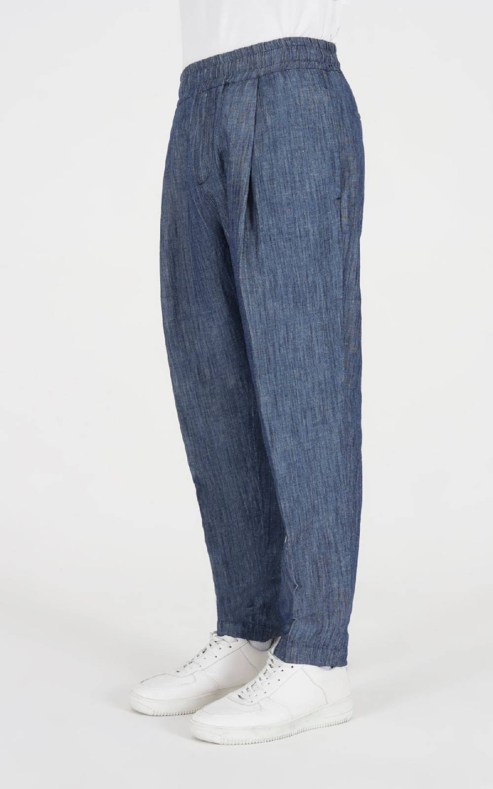 Outfit Italy Pantalaccio wide fit in tessuto effetto denim Promozione Limitata
