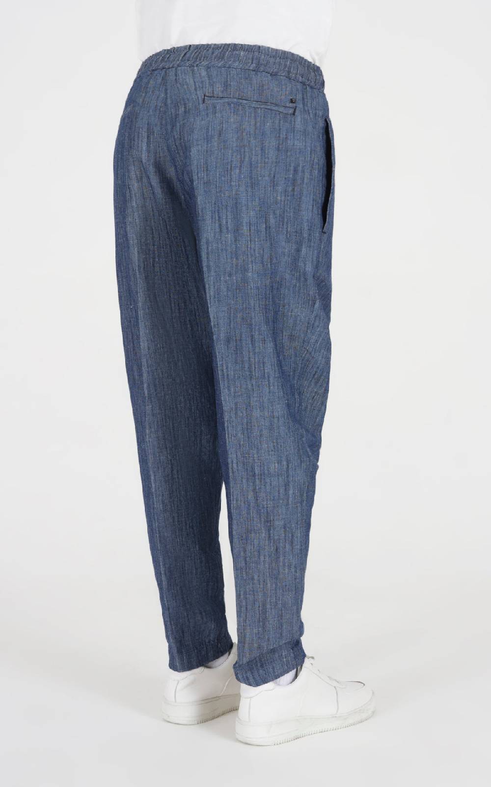 Outfit Italy Pantalaccio wide fit in tessuto effetto denim Promozione Limitata
