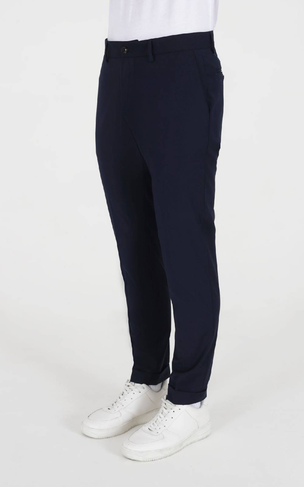 Outfit Italy Pantalone basico in fresco lana Fino Al -60%