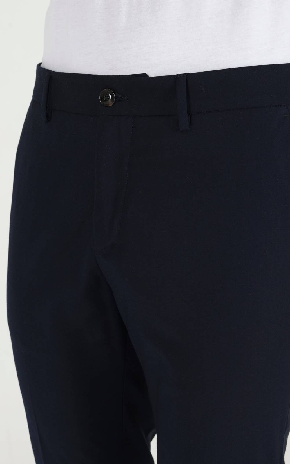 Outfit Italy Pantalone basico in fresco lana Fino Al -60%
