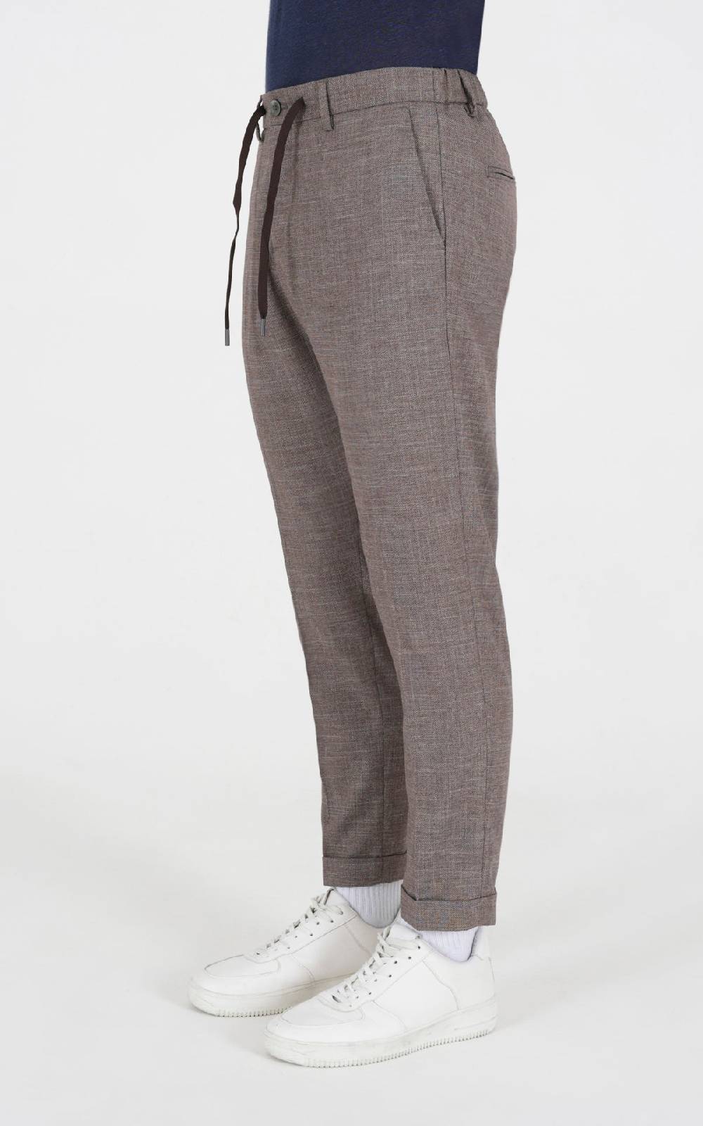 Outfit Italy Pantalaccio con laccio in tessuto armaturato Shopping Online