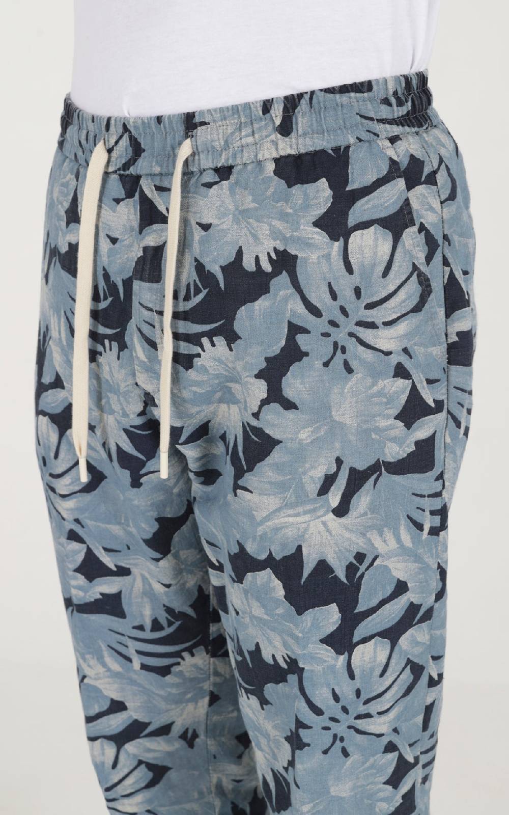 Outfit Italy Pantalaccio con laccio in lino stampato Affare Del Giorno