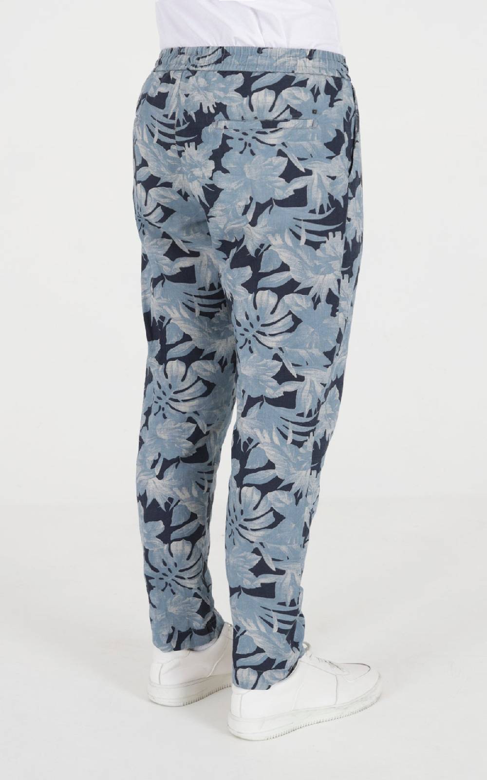 Outfit Italy Pantalaccio con laccio in lino stampato Affare Del Giorno
