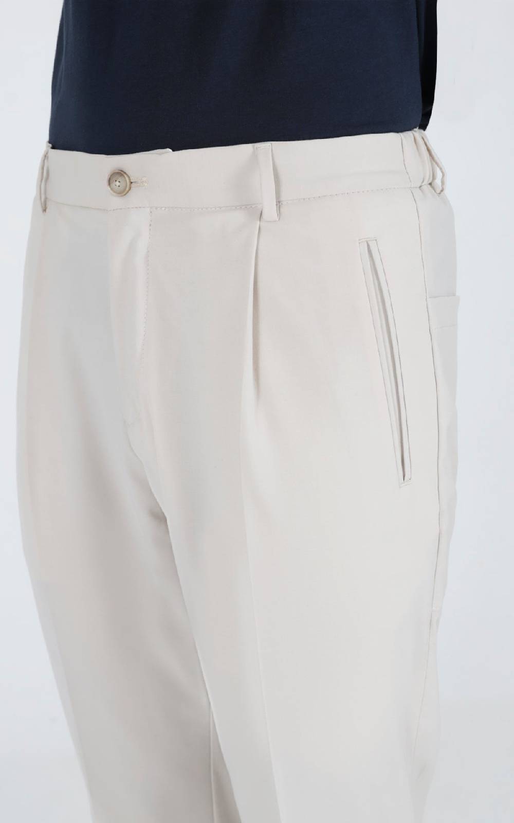 Outfit Italy Pantalaccio in fresco lana con tasche dietro Prezzo Ridotto