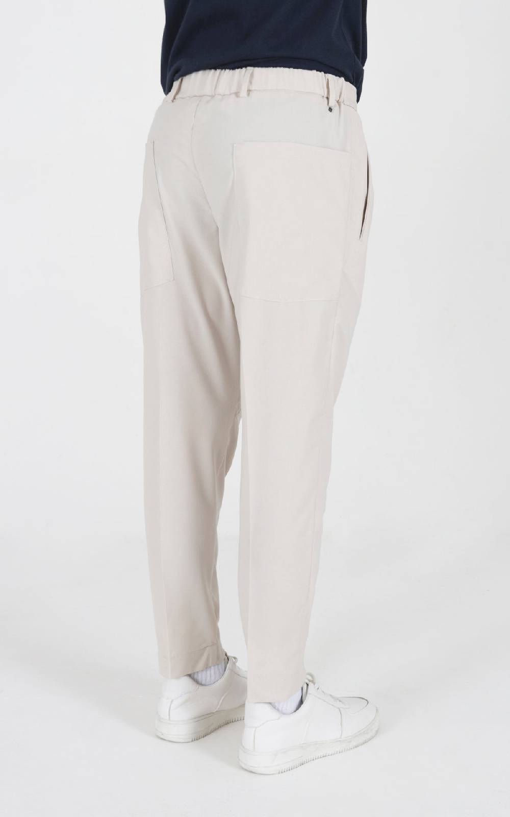 Outfit Italy Pantalaccio in fresco lana con tasche dietro Prezzo Ridotto