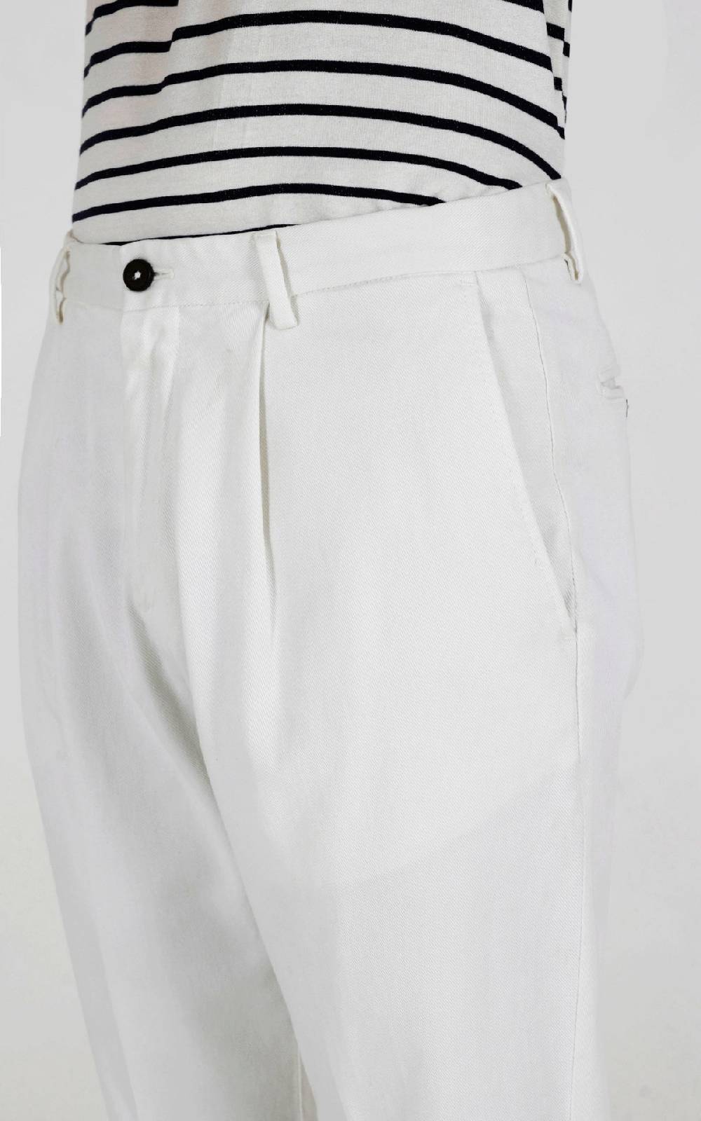 Outfit Italy Pantalone pince in fibra lyocell Convenienza