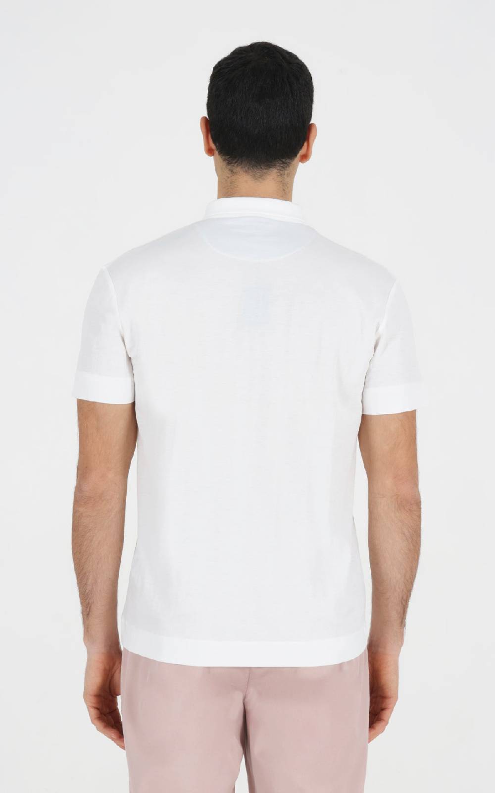 Outfit Italy Polo in piquet con zip al collo Sconto