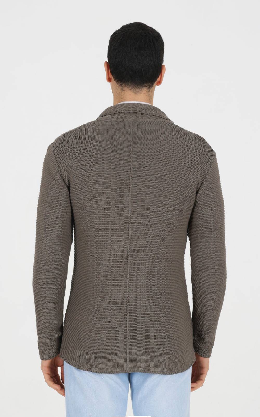 Outfit Italy Giacca a maglia doppiopetto in cotone Economico