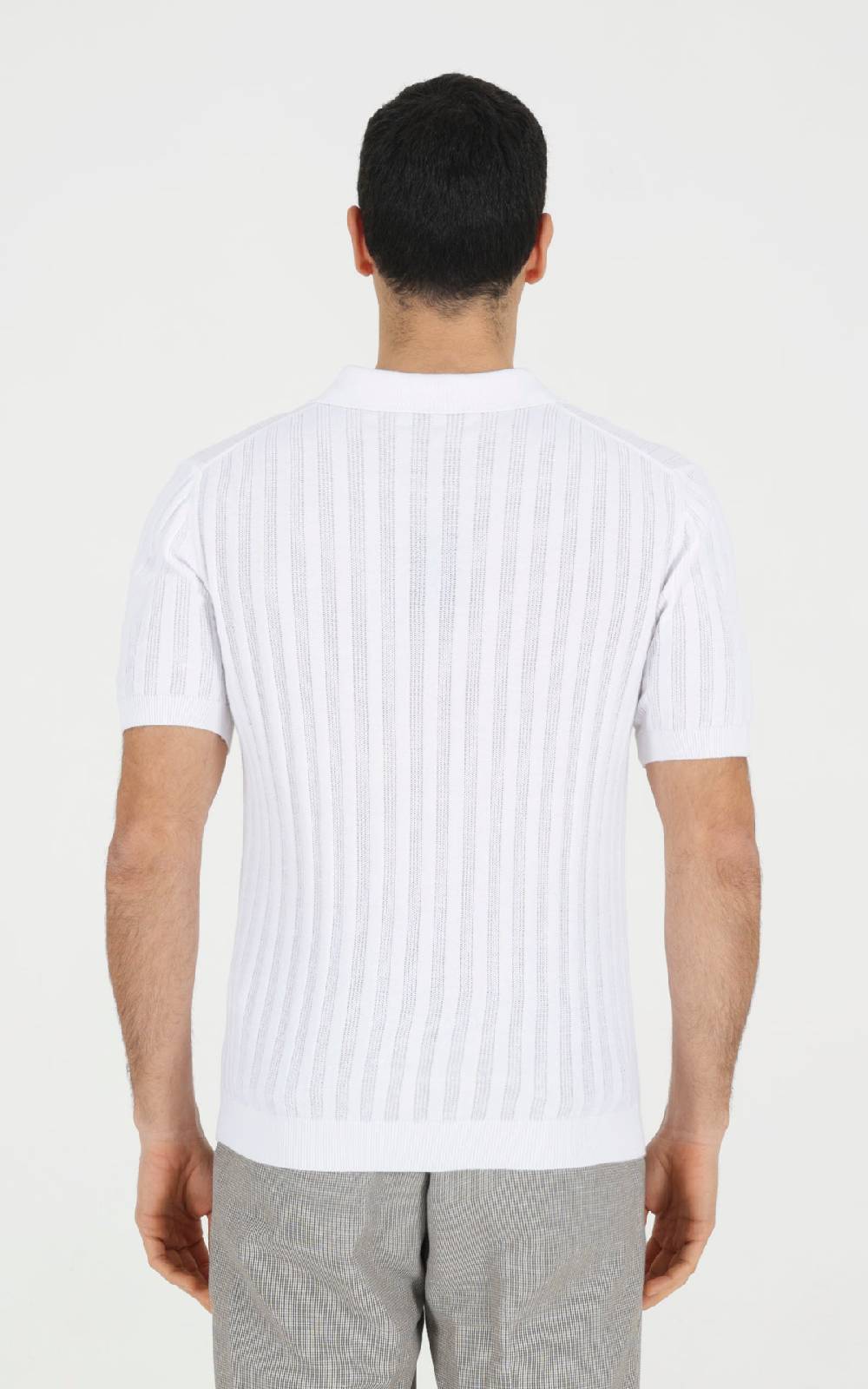 Outfit Italy Polo in maglia in cotone In Vendita