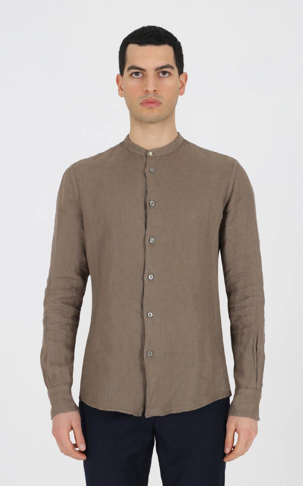 Outfit Italy Camicia coreana in 100% lino I Più Venduti