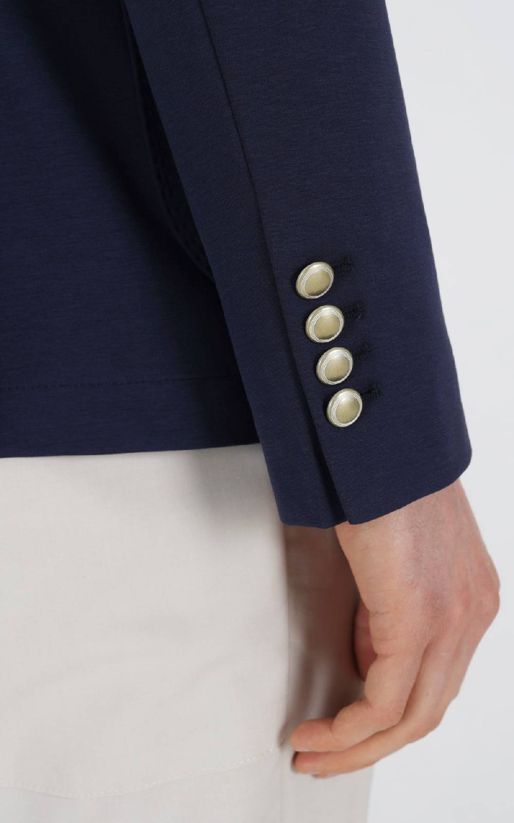 Outfit Italy Giacca doppiopetto strutturata in punto roma Italy