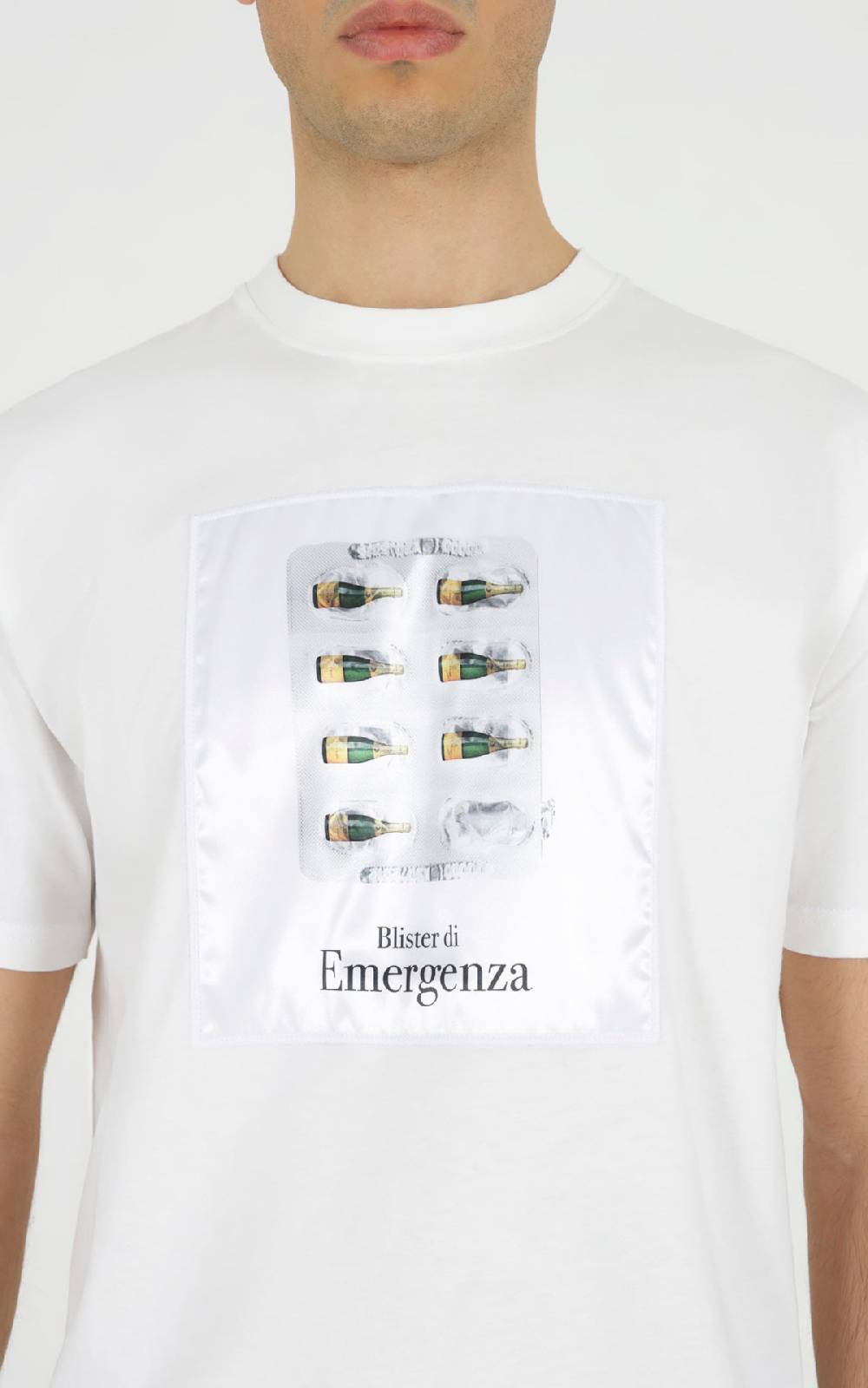 Outfit Italy T-Shirt in cotone stampata blister Vendita