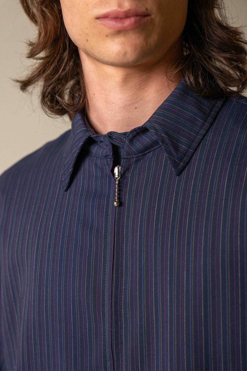 Paltò UMBERTO STRIPES WOOL Spedizione Gratuita