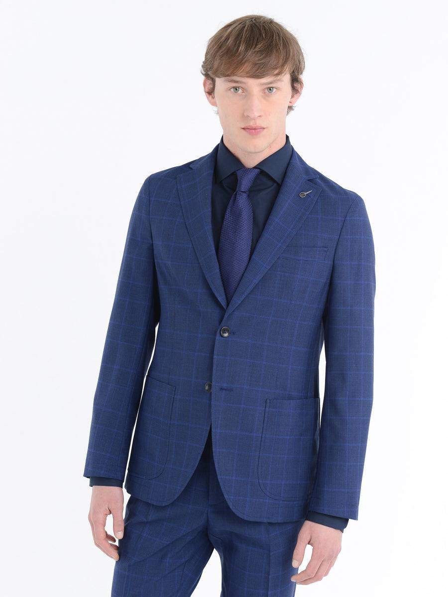 Paoloni Abito sfoderato check 'ton sur ton' Fino Al -60%