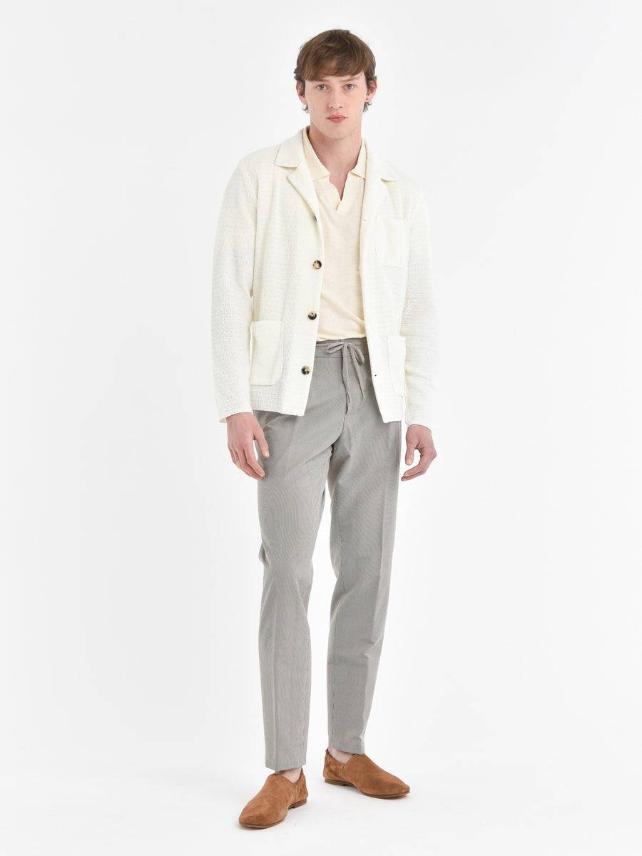 Paoloni Overshirt in maglia misto cotone Qualità