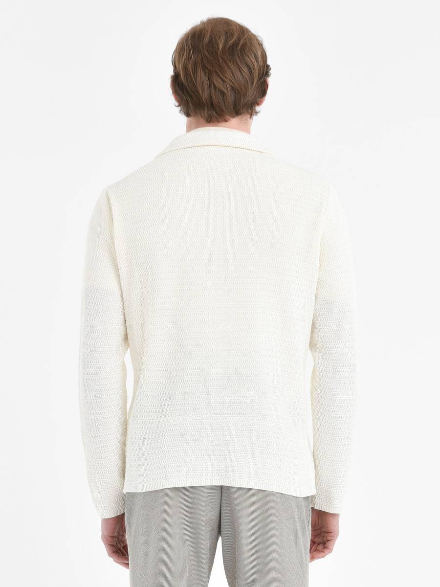 Paoloni Overshirt in maglia misto cotone Qualità