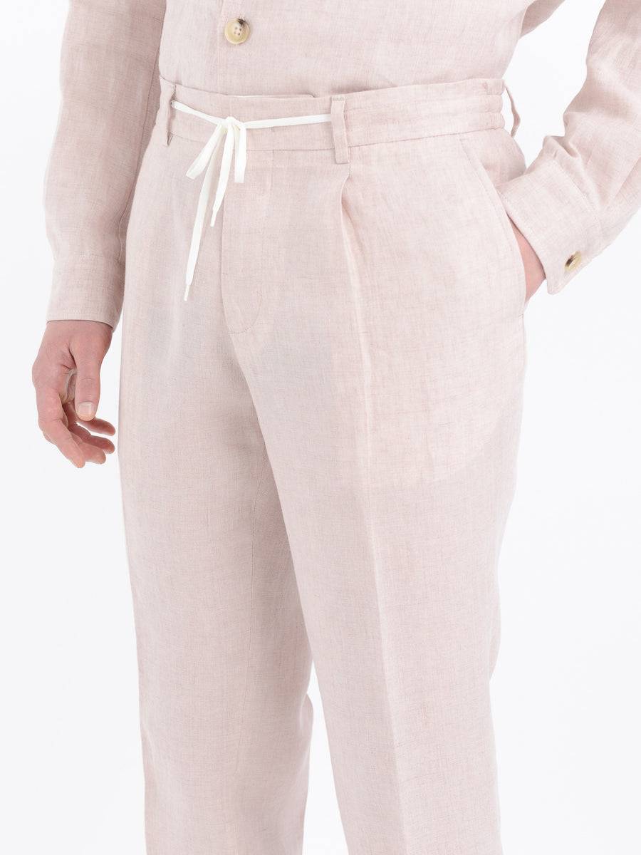 Paoloni Pantalone jogging lino delavè Soddisfazione Garantita