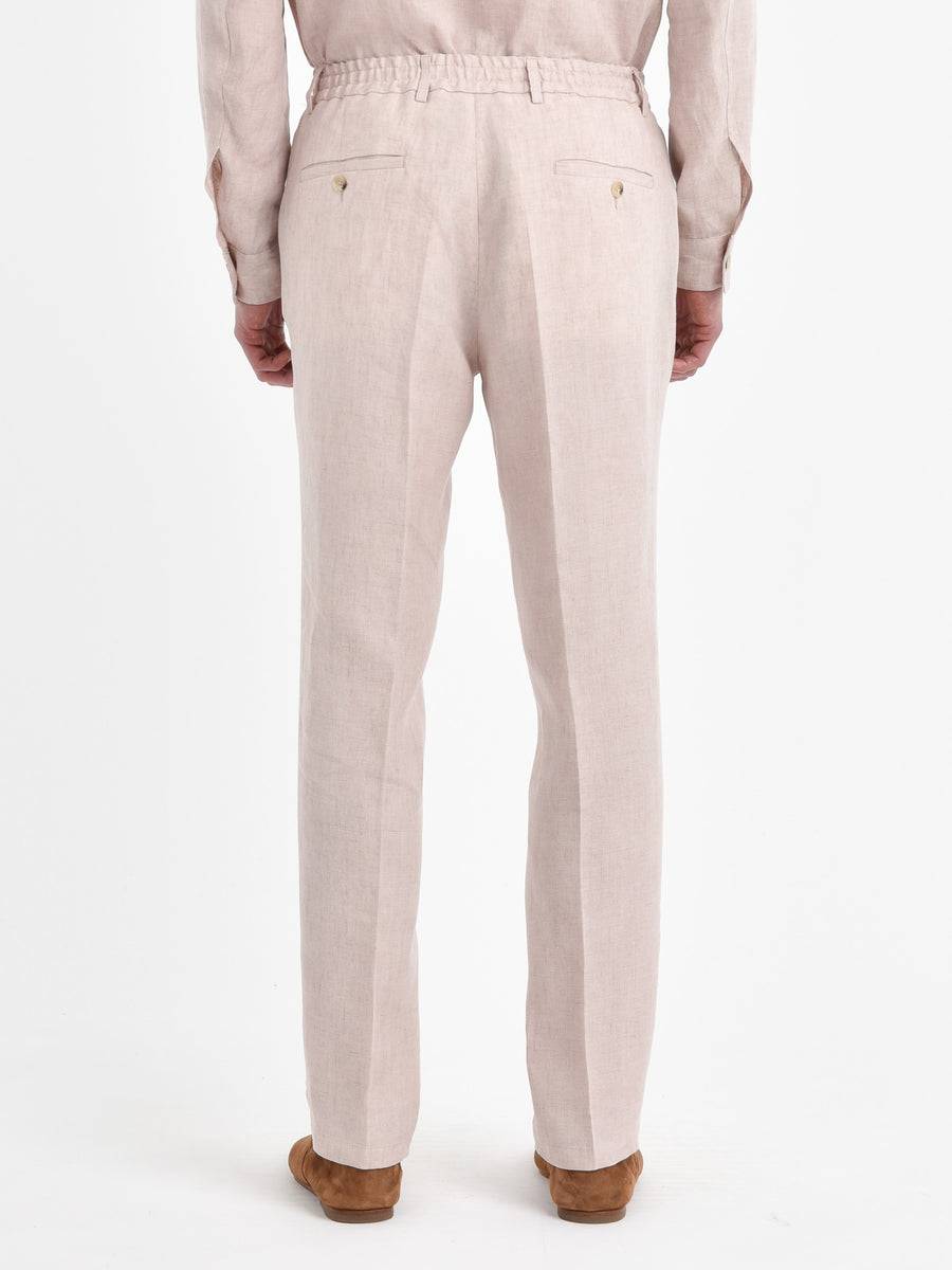 Paoloni Pantalone jogging lino delavè Soddisfazione Garantita