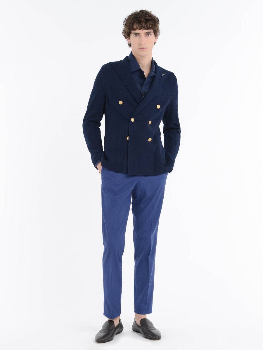 Paoloni Pantalone slim misto cotone stretch Sconto