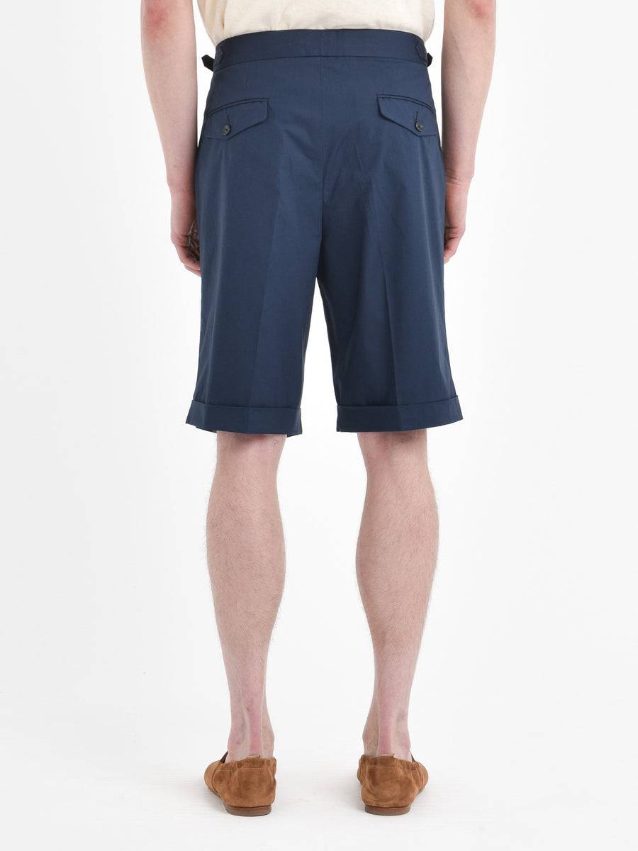 Paoloni Bermuda con risvolto cotone stretch Online