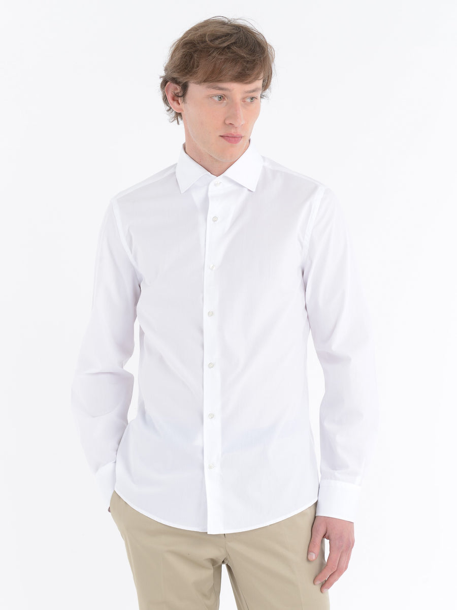 Paoloni Camicia regular popeline di cotone Saldi