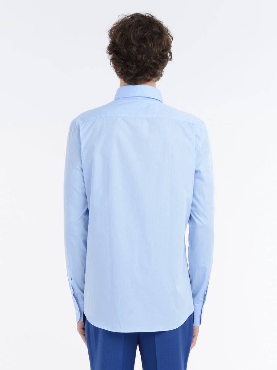Paoloni Camicia regular popeline di cotone Vendita Calda