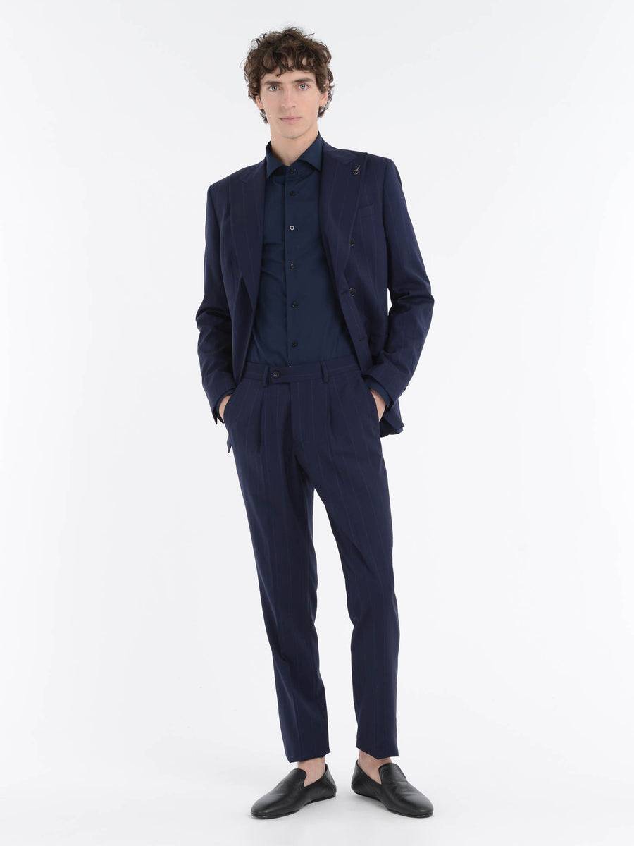 Paoloni Camicia regular popeline di cotone Vendita Economica