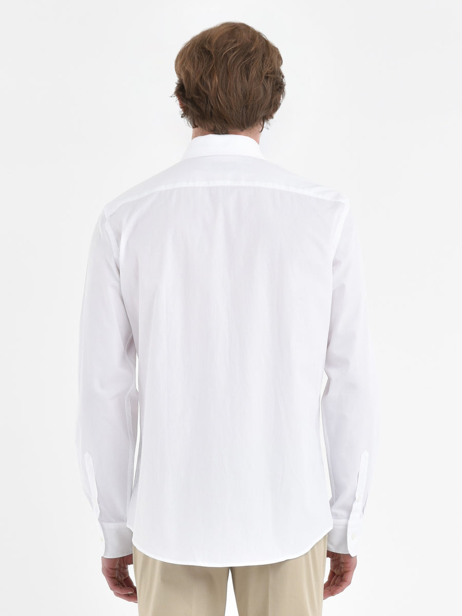 Paoloni Camicia regular popeline di cotone Vendite Flash