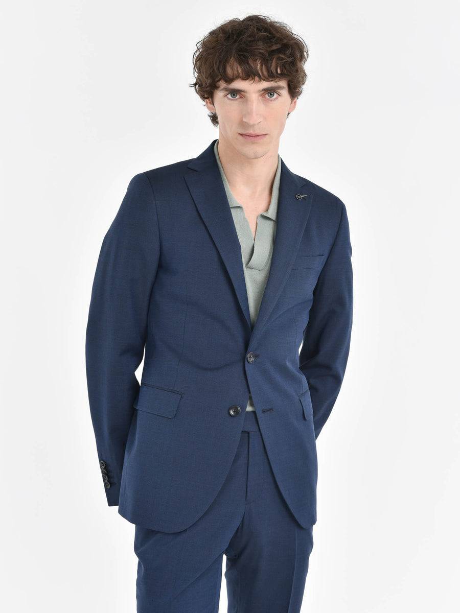 Paoloni Abito slim microarmatura lana cotone 2025