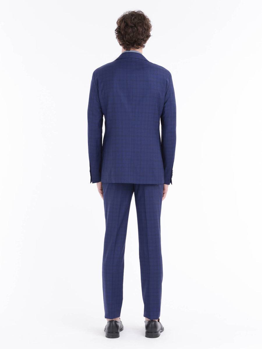 Paoloni Abito slim check lana 100`S Promozione