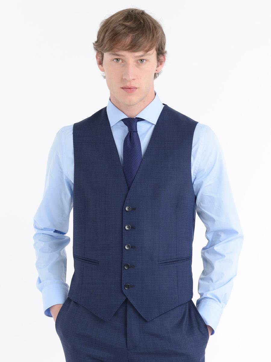 Paoloni Abito con gilet microarmatura lana stretch Qualità Garantita