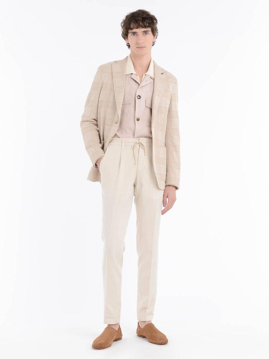 Paoloni Pantalone jogging gabardina misto cotone Prezzo Ridotto