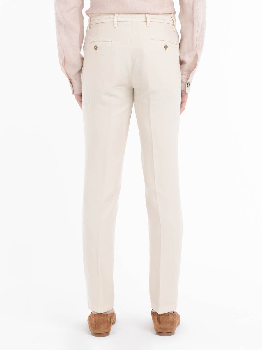 Paoloni Pantalone jogging gabardina misto cotone Prezzo Ridotto