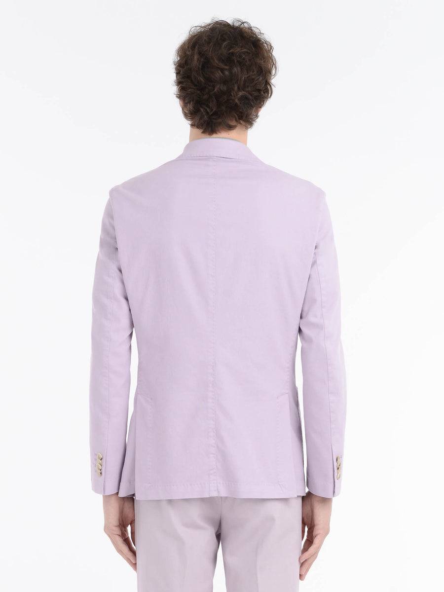 Paoloni Giacca doppiopetto misto cotone stretch Italia