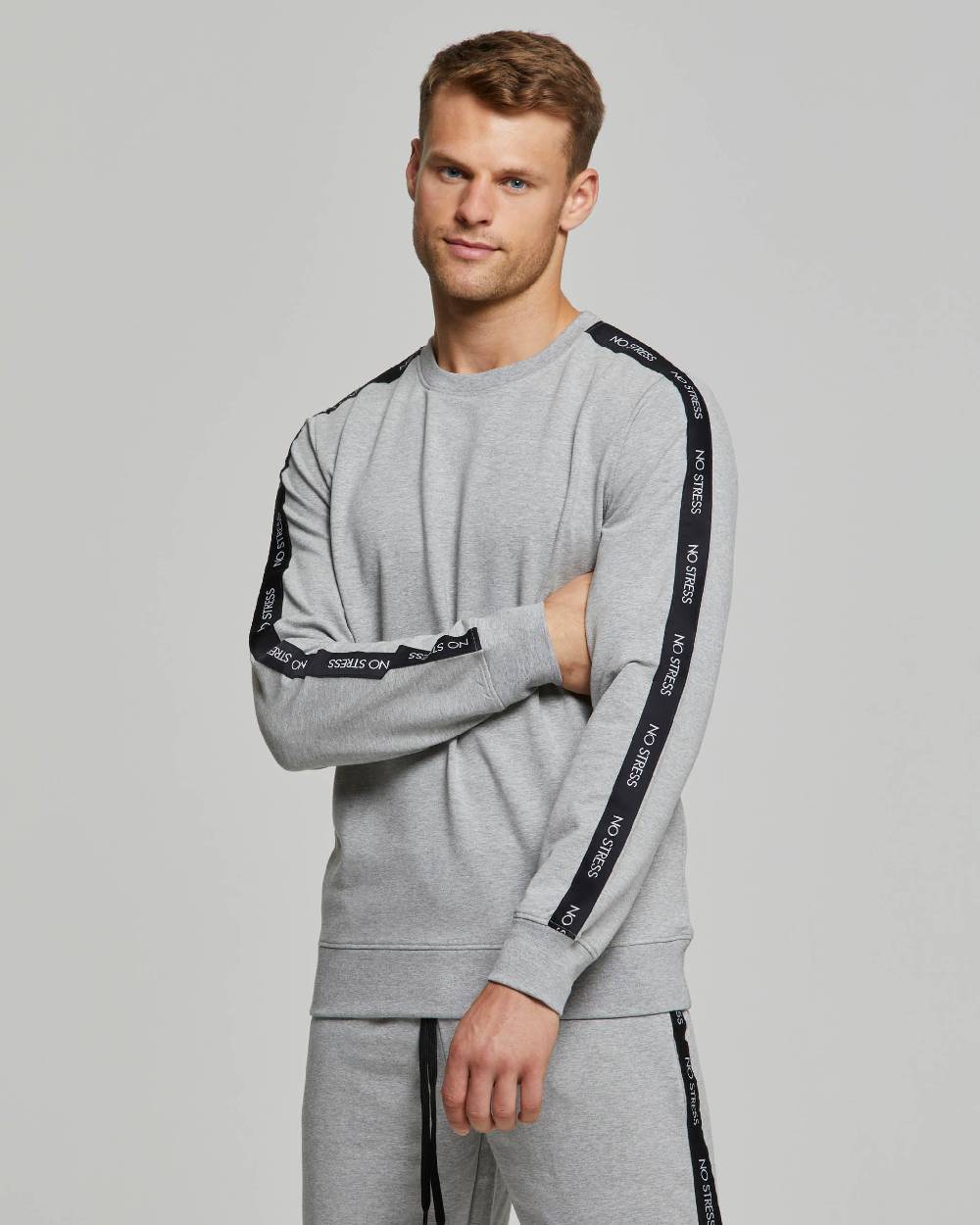 Pompea Set Completo Tuta NO STRESS (Grigio Melange) Negozi Online