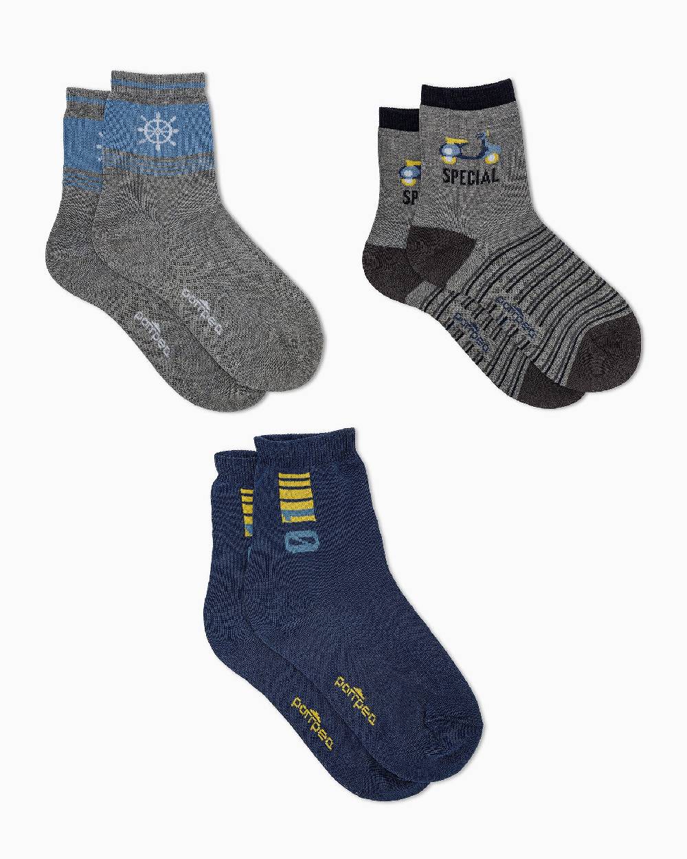 Pompea Set completo Calzini bambino (4-10 anni)