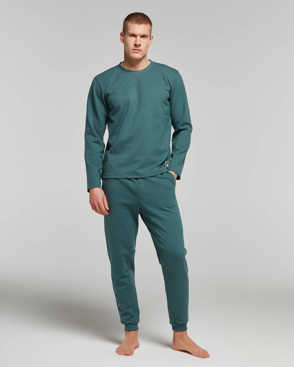 Pompea Set Completo Tuta uomo Freetime (Verde foresta) Presa
