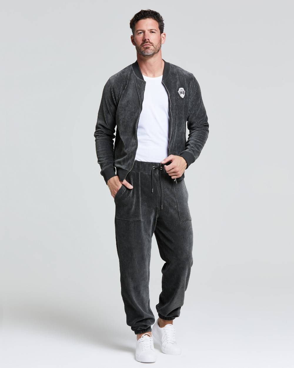 Pompea BOMBER VELLUTO COSTE UOMO Promozione Limitata