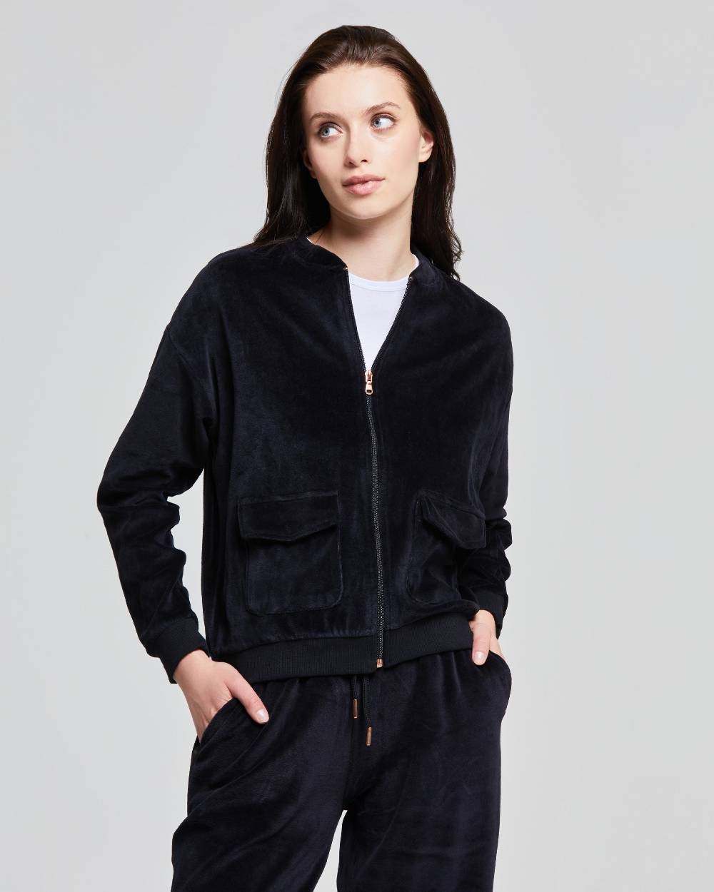 Pompea BOMBER VELLUTO DONNA