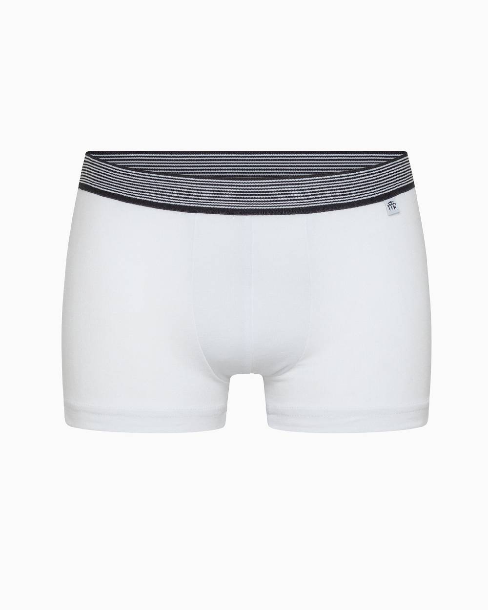 Pompea Boxer bimbo in cotone organico con elastico a righe Convenienza