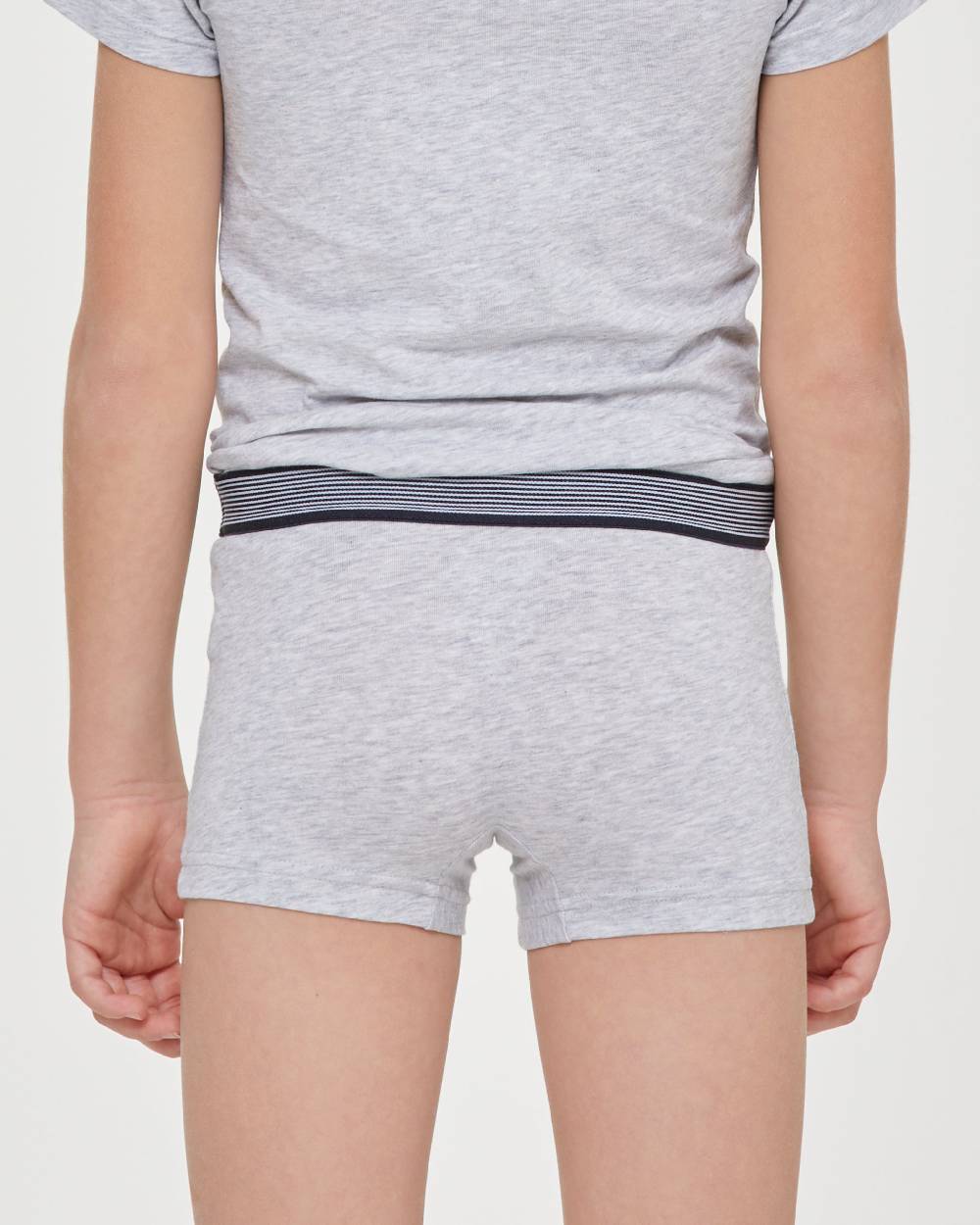 Pompea Boxer bimbo in cotone organico con elastico a righe Novità