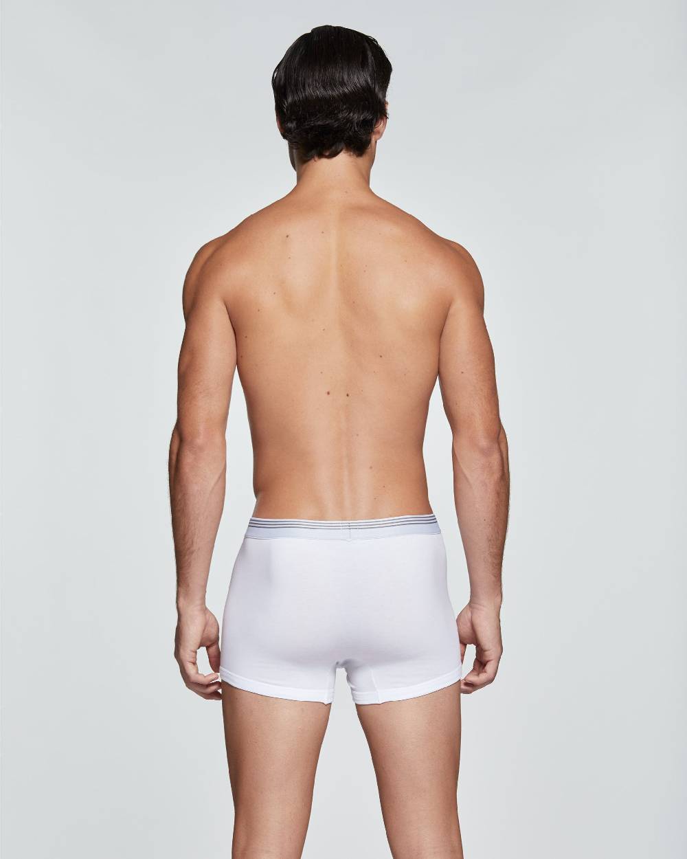 Pompea Boxer in cotone Player con cinturino in contrasto Moda