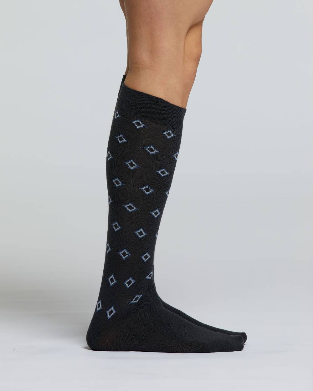 Pompea CALZA LUNGA COTONE CRISPINO MOTIVO A ROMBI Hotsell