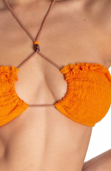 Pin Up Stars BIKINI FASCIA IMBOTTITA RICAMO PALME Qualità Garantita