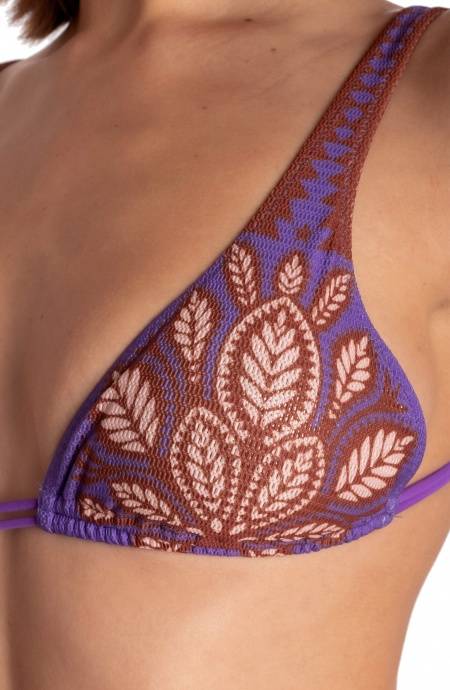 Pin Up Stars BIKINI TRIANGOLO IMBOTTITO STAMPA BEAUTIFUL TREE Promozione Limitata
