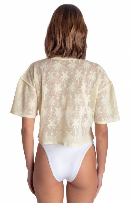 Pin Up Stars TOP RICAMO PALME Nuovo