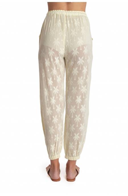 Pin Up Stars PANTALONE RICAMO PALME Qualità