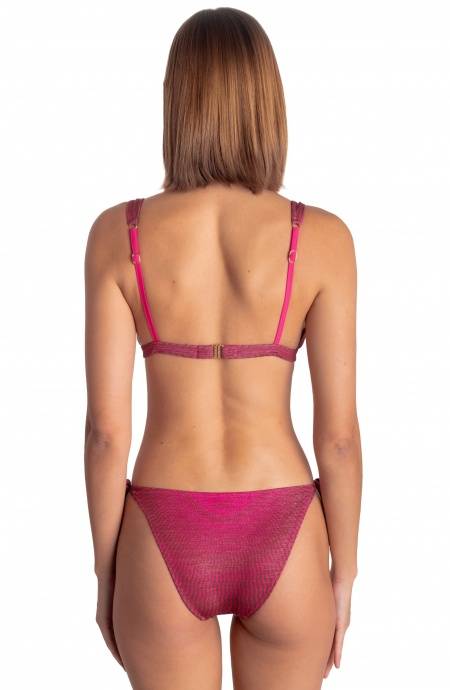 Pin Up Stars BIKINI BRASSIERE LUREX CON ACCESSORIO STAMPA TIGER SUN Fino Al -60%